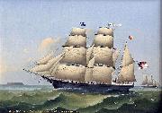 Barque WHITE SEA of Boston unknow artist